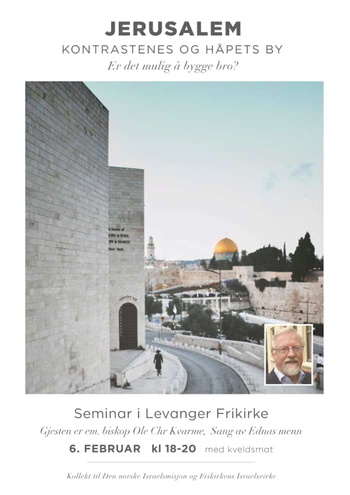 Jerusalem, kontrastenes og håpets by - program